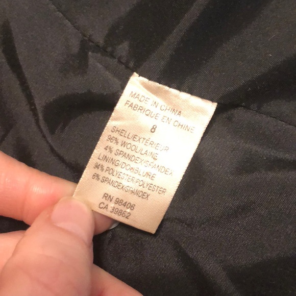 Theory black cropped blazer - Picture 4 of 6